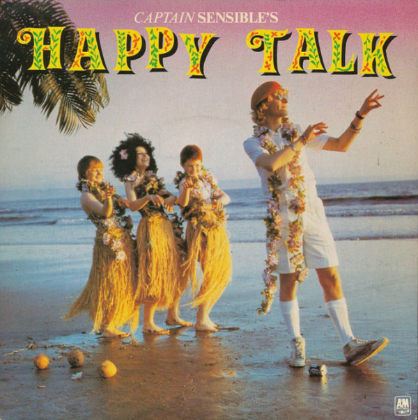 Captain Sensible - Happy Talk - Used Vinyl Record 7" image 1