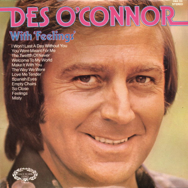 Des O'Connor - With 'Feelings' - Used Vinyl Record image 1
