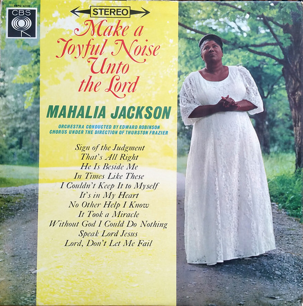 Mahalia Jackson - Make A Joyful Noise Unto The Lord - Used Vinyl Record image 1
