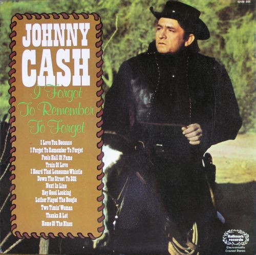 Johnny Cash - I Forgot To Remember To Forget - Used Vinyl Record image 1