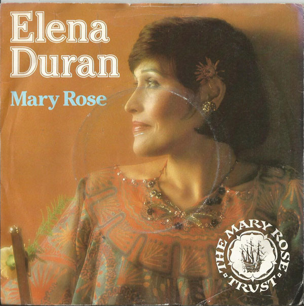 Elena Duran - Mary Rose - Used Vinyl Record 7" image 1