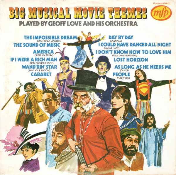 Geoff Love & His Orc - Big Musical Movie Themes - Used Vinyl Record image 1