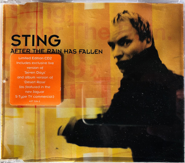 Sting - After The Rain Has Fallen - Used CD image 1