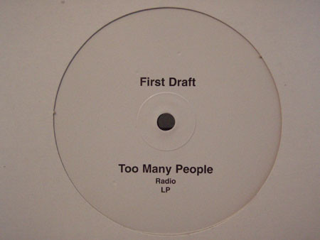 First Draft - Too Many People - Vinyl Record 12" image 1