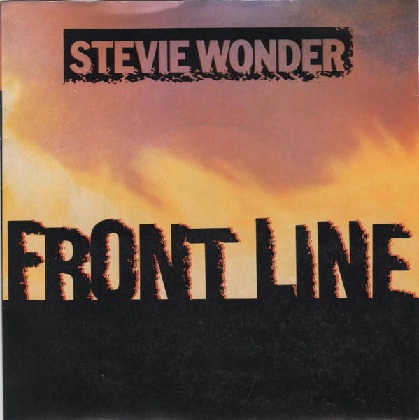 Stevie Wonder - Front Line - Used Vinyl Record 7" image 1