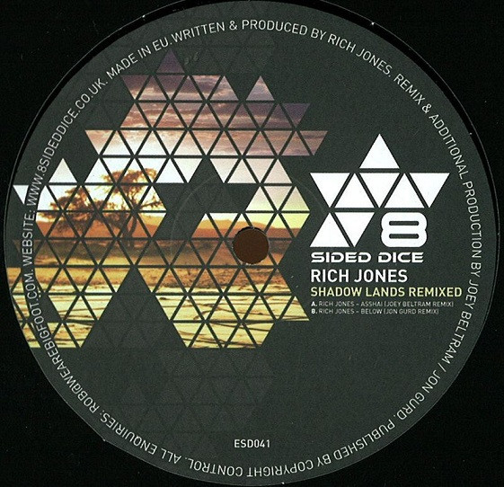 Rich Jones - Shadow Lands Remixed - Vinyl Record 12" image 1