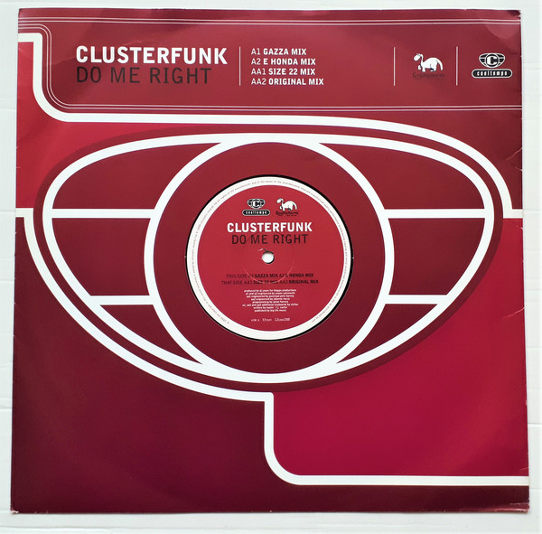 Clusterfunk - Do Me Right - Used Vinyl Record 12" image 1