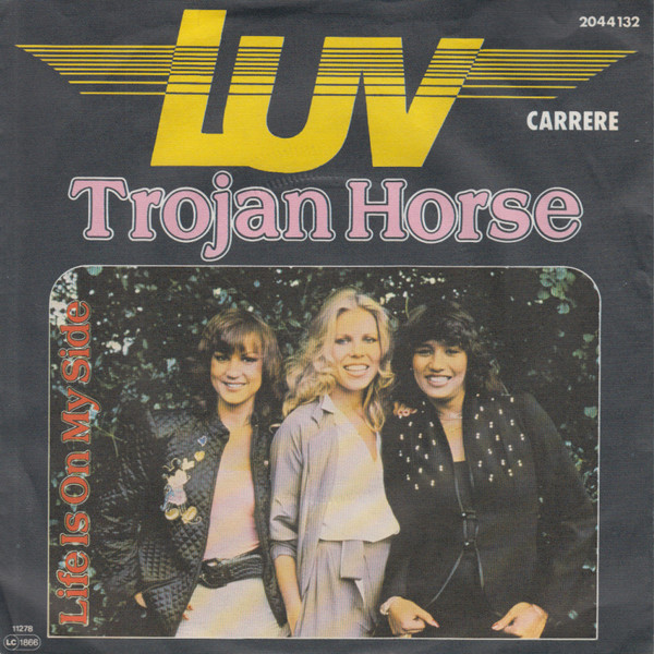 Luv' - Trojan Horse - Used Vinyl Record 7" image 1