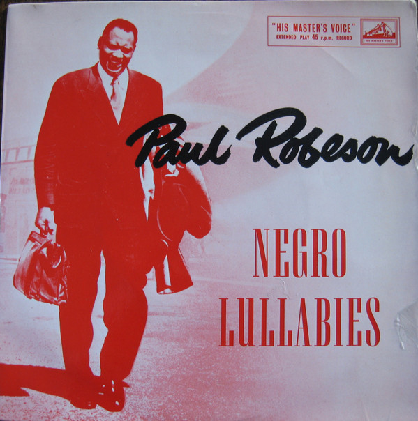 Paul Robeson - Negro Lullabies - Used Vinyl Record 7" image 1