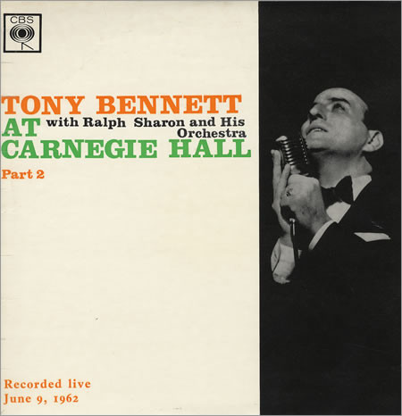 Tony Bennett - At Carnegie Hall Part 2 - Used Vinyl Record image 1