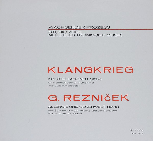 Klangkrieg - Konstellationen / Allergie Und Gegenwelt - Used Vinyl Recor image 1
