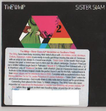 Whip - Sister Siam - Used CD image 1