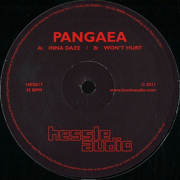 Pangaea - Inna Daze / Won't Hurt - Vinyl Record 12" image 1
