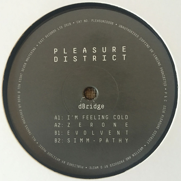D-Bridge - I'm Feeling Cold / Zerone / Evolvent / Simm-pathy - Vinyl image 1