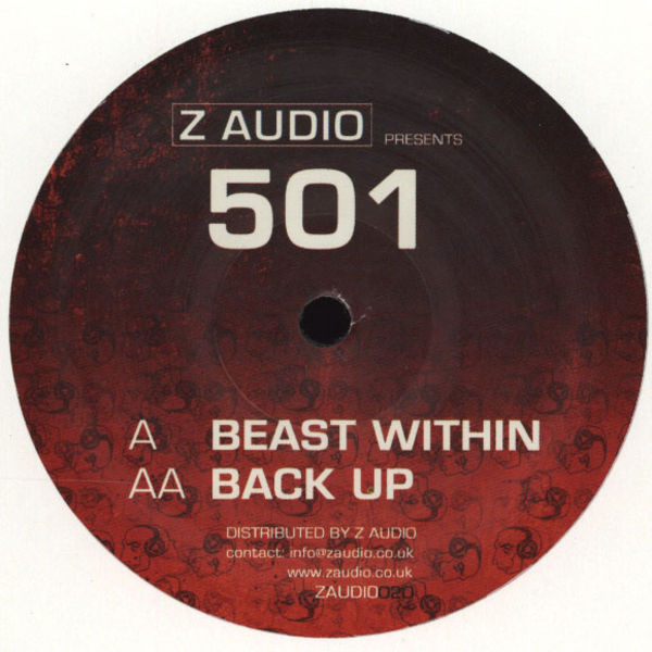 501 - Beast Within / Back Up - Vinyl Record 12" image 1