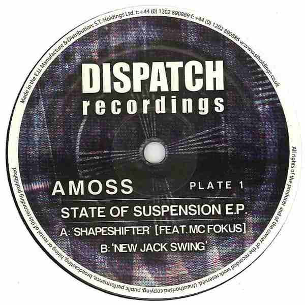 Amoss - State Of Suspension E.P. Plate 1 - Vinyl Record 12" image 1