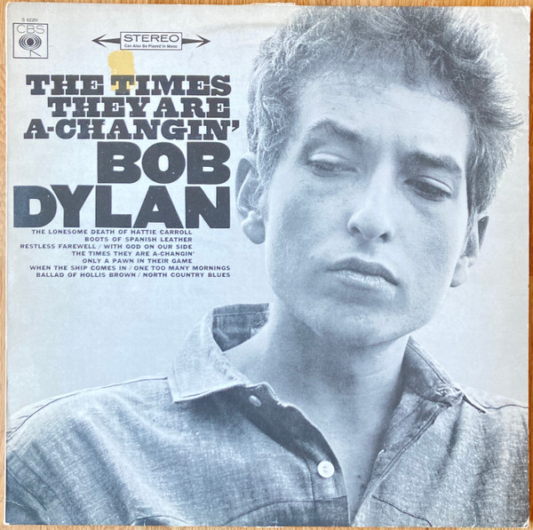 Bob Dylan - Times They Are A-Changin' - Used Vinyl Record image 1