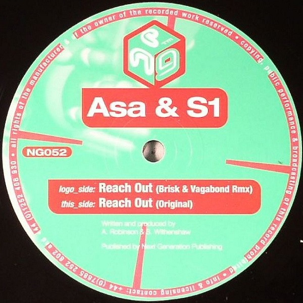 Asa & S1 - Reach Out - Vinyl Record 12" image 1