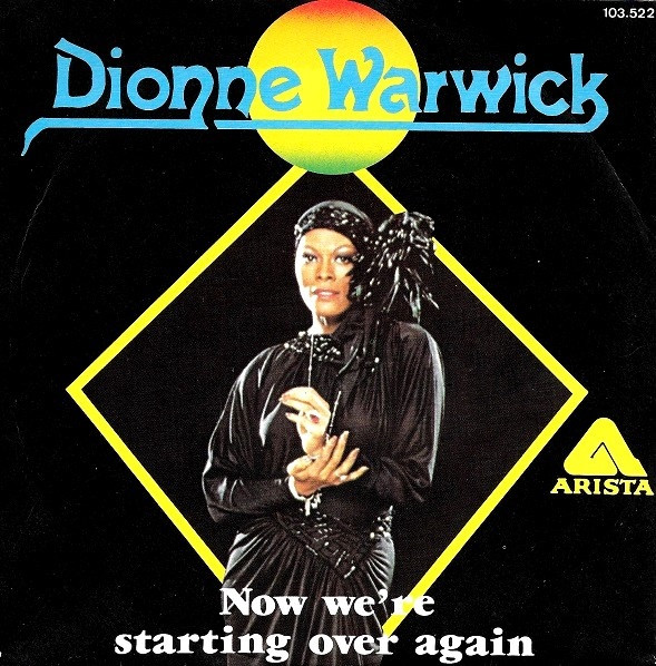 Dionne Warwick - Now We're Starting Over Again - Used Vinyl Record 7" image 1