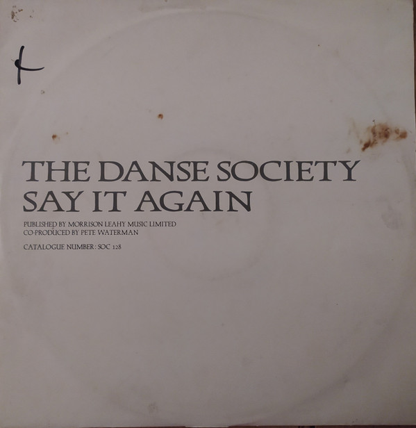 Danse Society - Say It Again - Used Vinyl Record 12" image 1