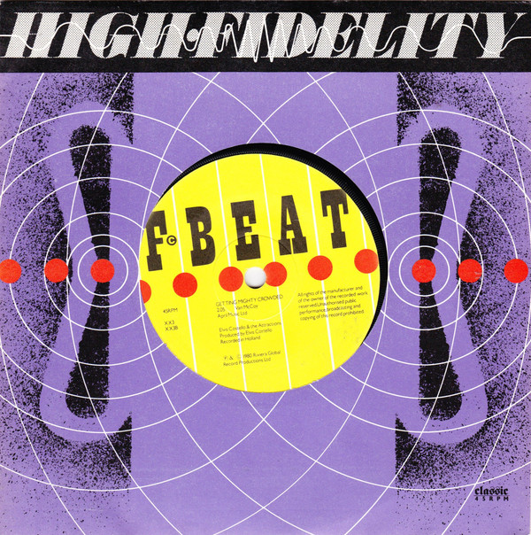 Elvis Costello & The - High Fidelity - Used Vinyl Record 7" image 1