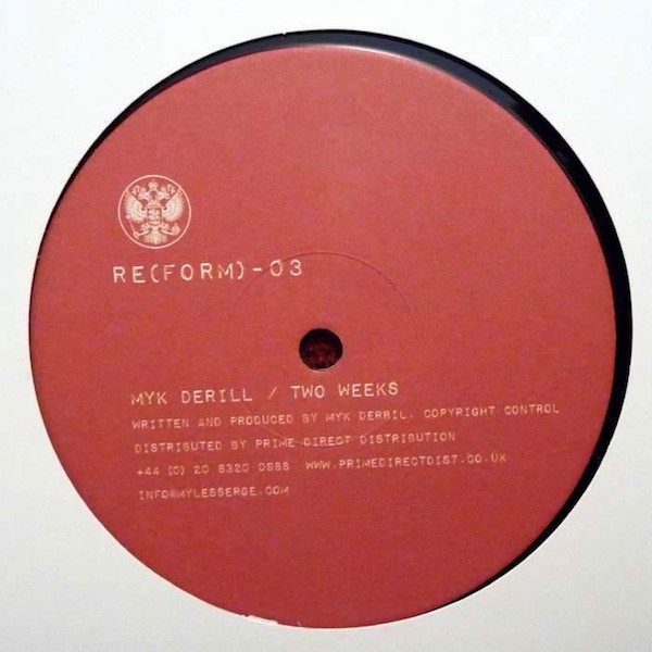 Myk Derill - Two Weeks - Vinyl Record 12" image 1