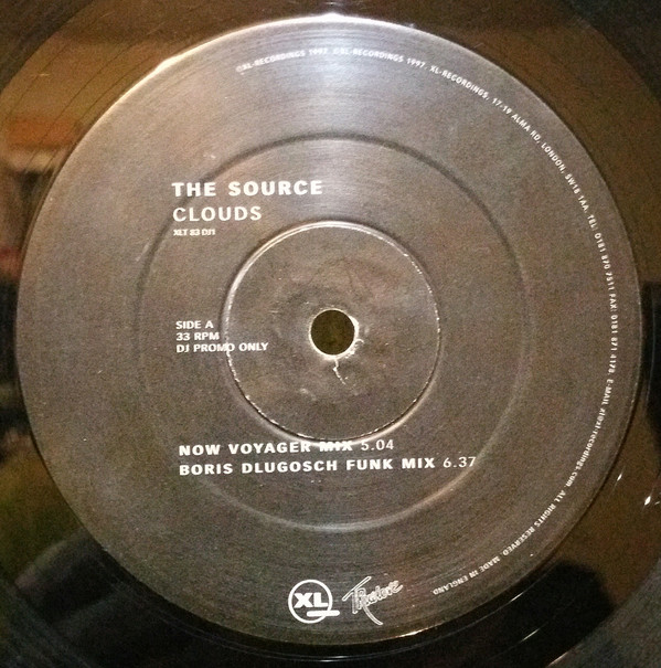 Source - Clouds - Used Vinyl Record 12" image 1