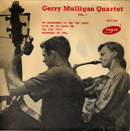 Gerry Mulligan Quart - Vol 1 - Used Vinyl Record 7" image 1