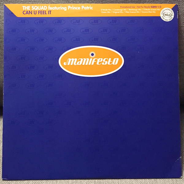 Squad - Can U Feel It - Used Vinyl Record 12" image 1