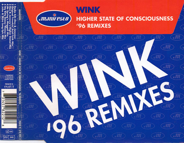 Josh Wink - Higher State Of Consciousness ('96 Remixes) - Used CD image 1