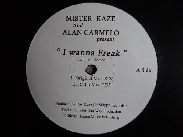 Mister Kaze - I Wanna Freak - Vinyl Record 12" image 1