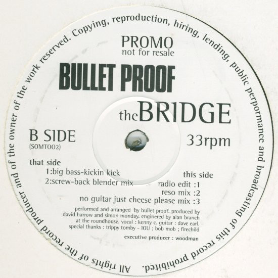 Bulletproof - Bridge - Used Vinyl Record 12" image 1