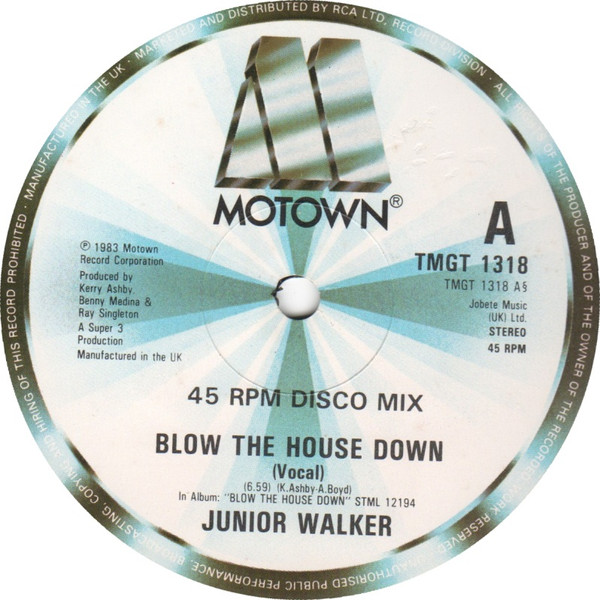 Junior Walker - Blow The House Down - Used Vinyl Record 12" image 1