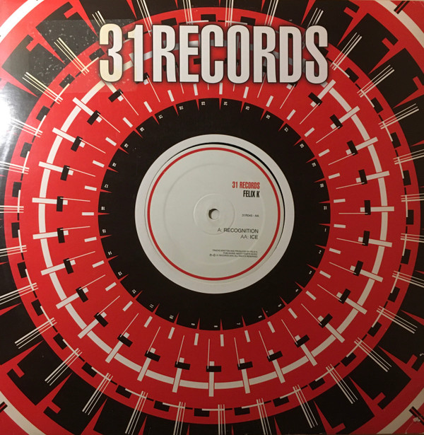 Felix K - Recognition / Ice - Vinyl Record 12" image 1