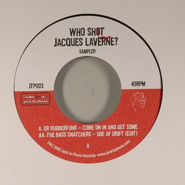 Dr. Rubberfunk - Who Shot Jacques Laverne? Sampler - Vinyl Record 7" image 1
