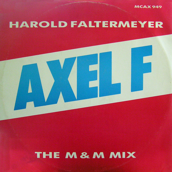 Harold Faltermeyer - Axel F (The M & M Mix) - Used Vinyl Record 12" image 1