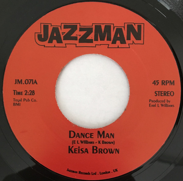 Keisa Brown - Dance Man - Vinyl Record 45 RPM image 1