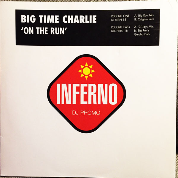 Big Time Charlie - On The Run - Used Vinyl Record 12" image 1