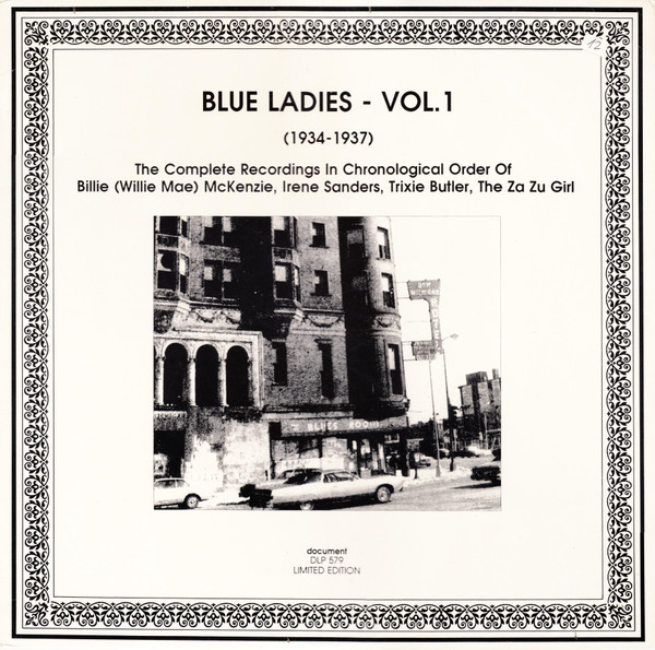 Various - Blue Ladies - Vol. 1 (1934-1937) The Complete Recordings In C image 1