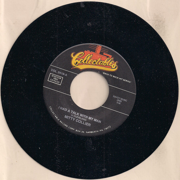Mitty Collier - I Had A Talk With My Man / The Entertainer - Used Vin image 1
