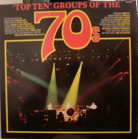Various - 'Top Ten' Groups Of The 70s - Used Vinyl Record image 1