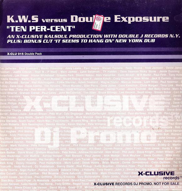 K.W.S. - Ten Per-Cent - Used Vinyl Record 12" image 1