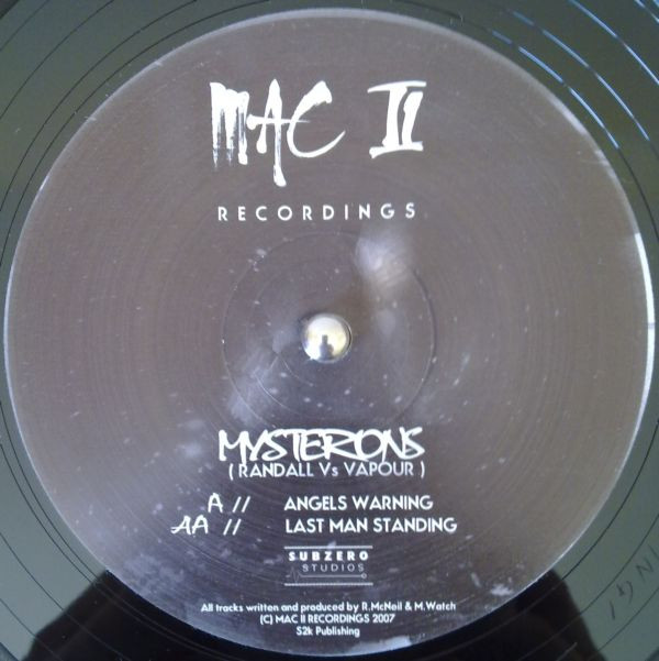 Mysterons - Angels Warning / Last Man Standing - Vinyl Record 12" image 1