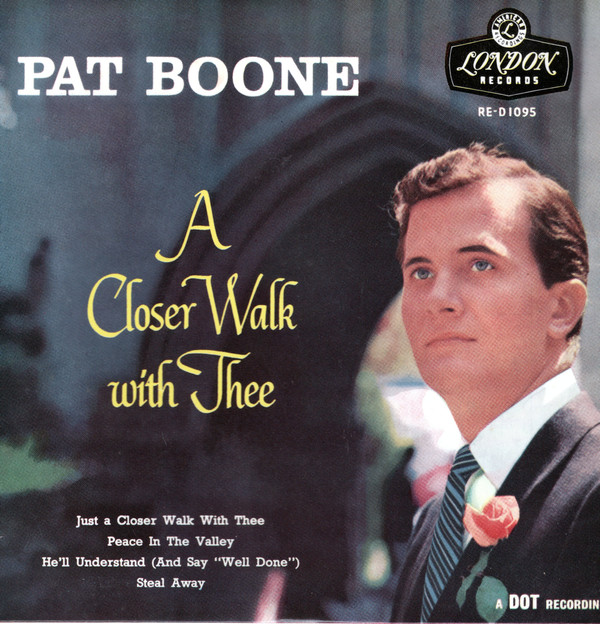 Pat Boone - A Closer Walk With Thee - Used Vinyl Record 7" image 1