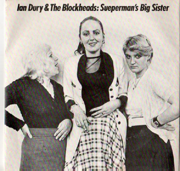 Ian Dury And The Blo - Sueperman's Big Sister - Used Vinyl Record 7" image 1