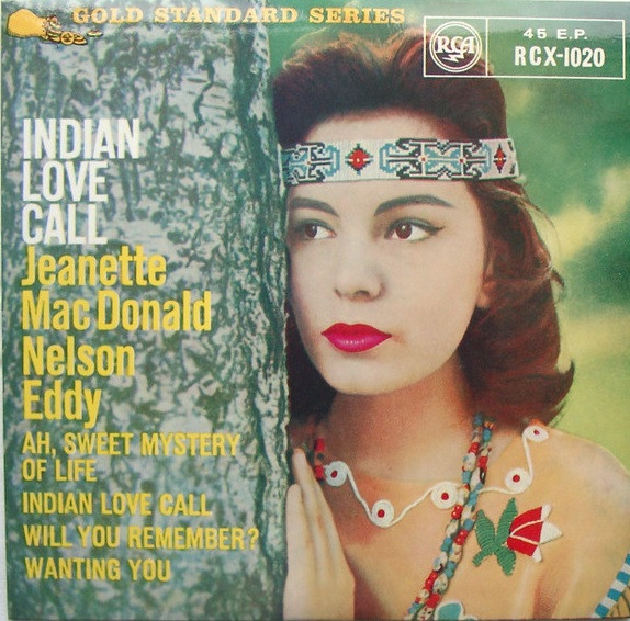 Jeanette MacDonald - Indian Love Call - Used Vinyl Record 7" image 1