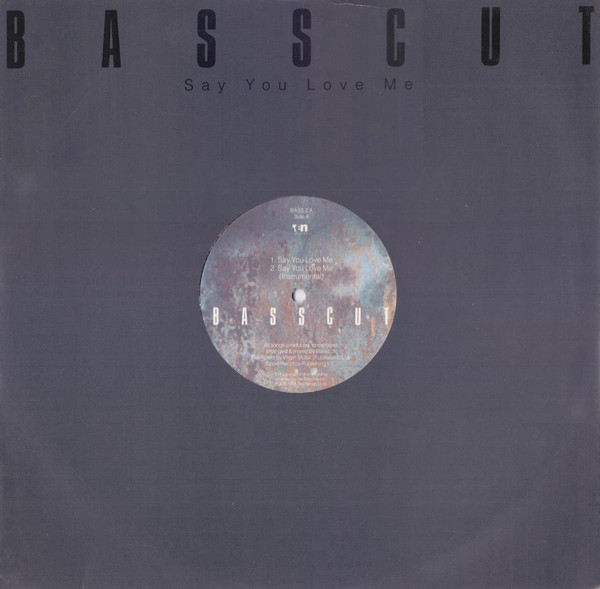 Basscut - Say You Love Me - Used Vinyl Record 12" image 1