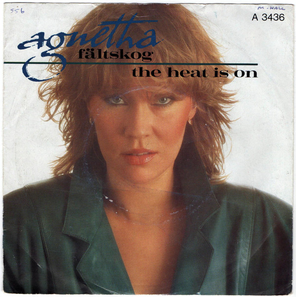 Agnetha Faltskog - Heat Is On - Used Vinyl Record 7" image 1