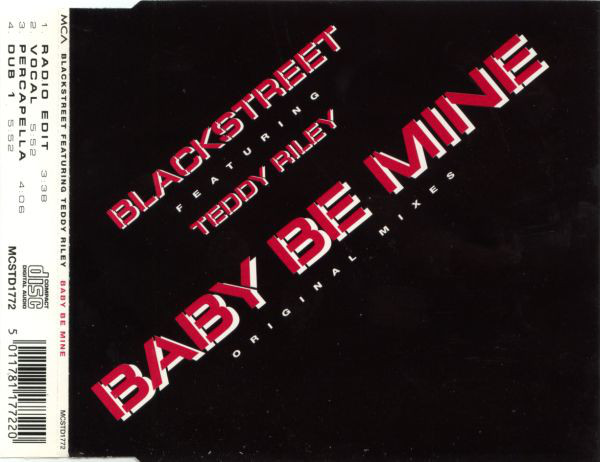 Blackstreet - Baby Be Mine - Used CD image 1