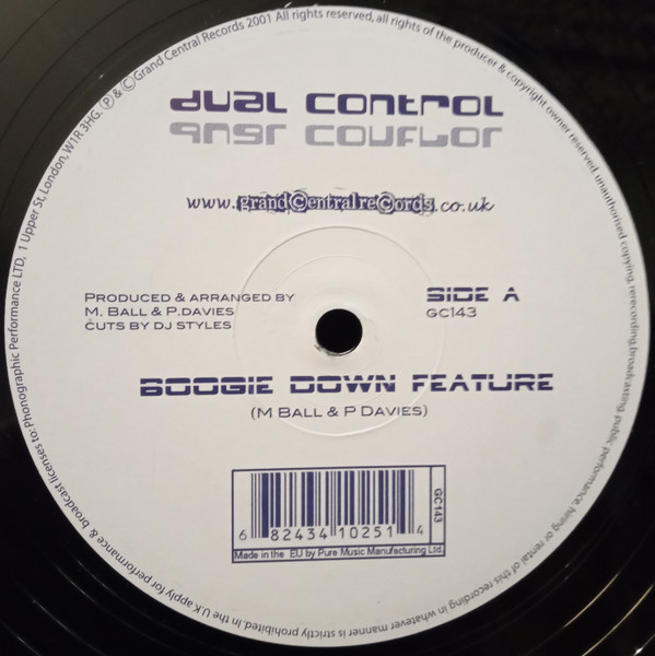 Dual Control - Boogie Down Feature - Used Vinyl Record 12" image 1